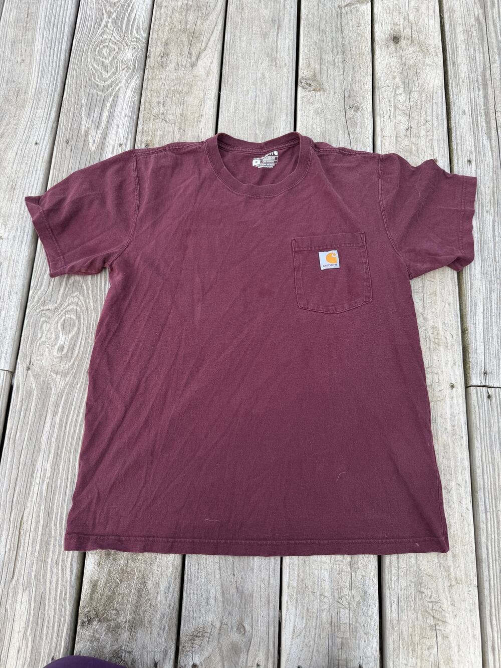 Men's Carhartt Graphic T-Shirt - Maroon - Size M